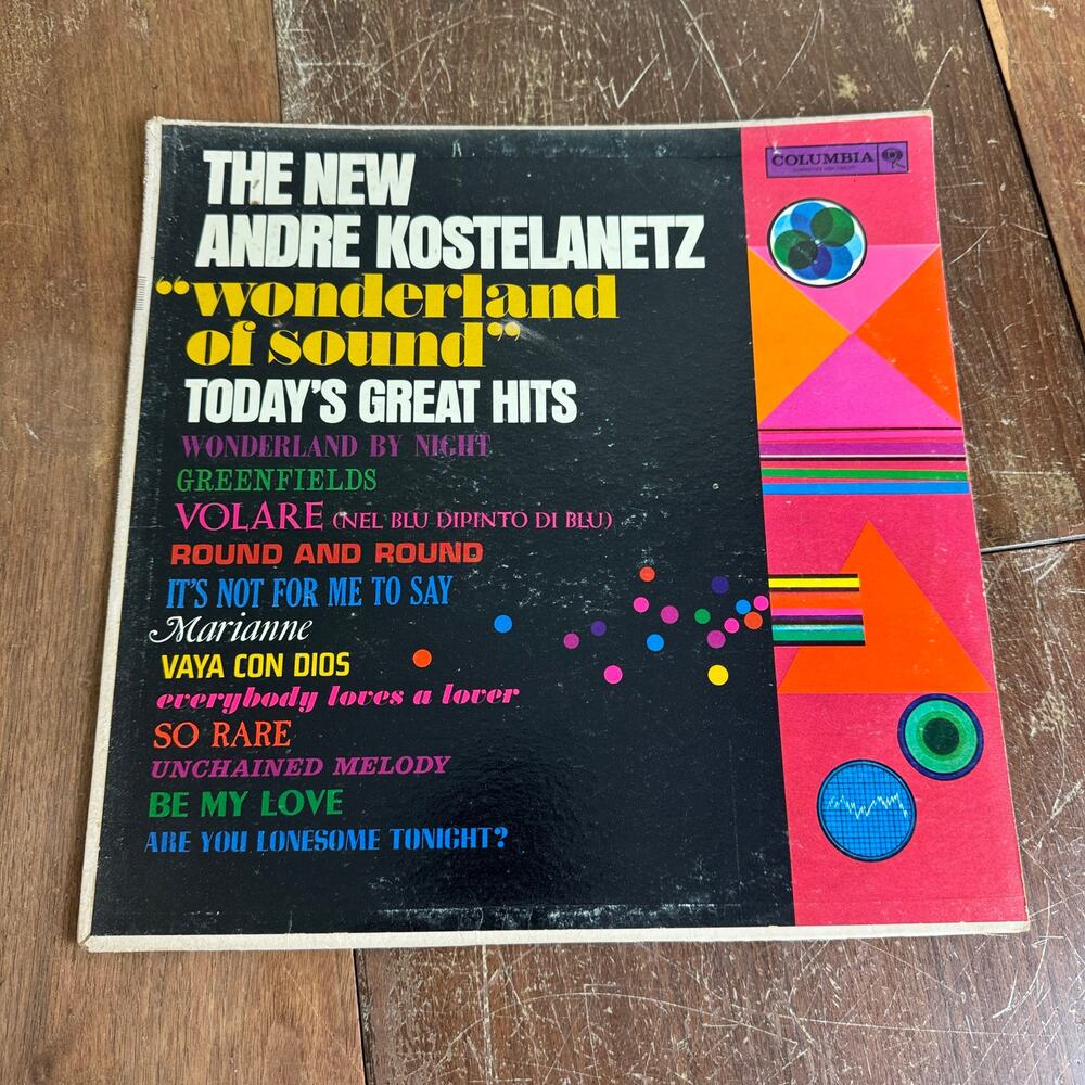 The New Andre Kostelanetz Wonderland of Sounds 1961 LP Vinyl‎ Record Columbia